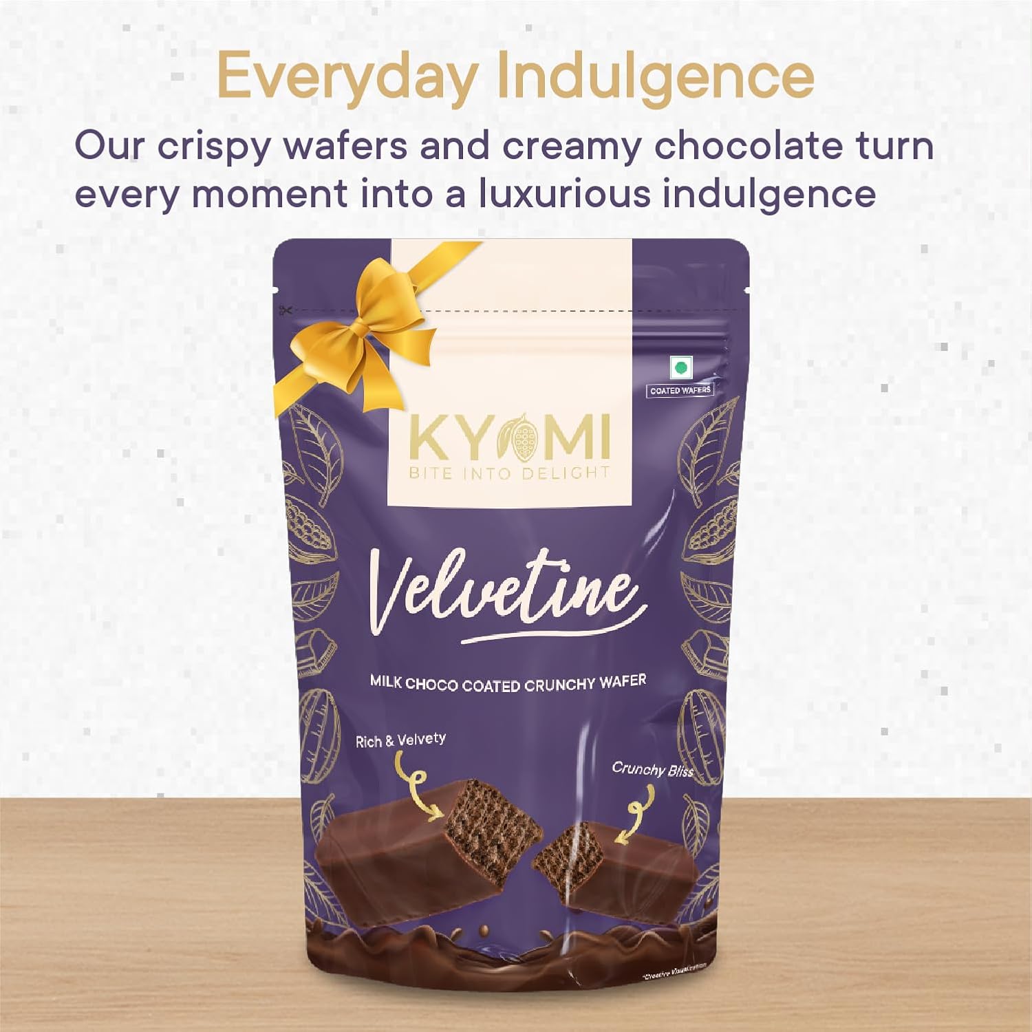 Velvetine New launch White Choco Coated & Milk Choco Coated Crunchy Wafers | 80g each - Image 2